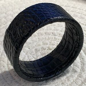 Black Brahman cuff bracelet